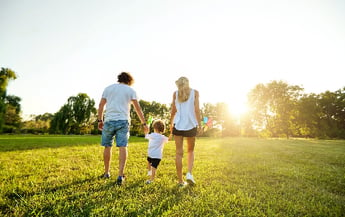 Family at park